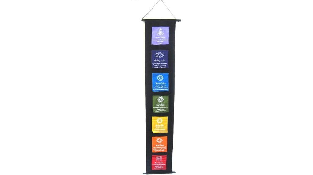 chakra meditation prayer flag