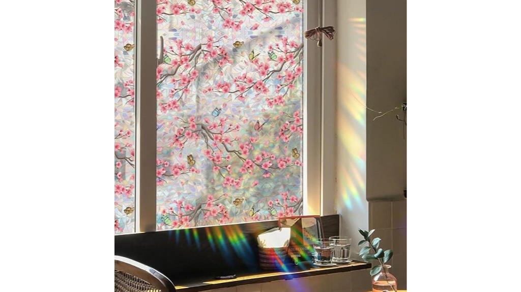 cherry blossom butterfly window film