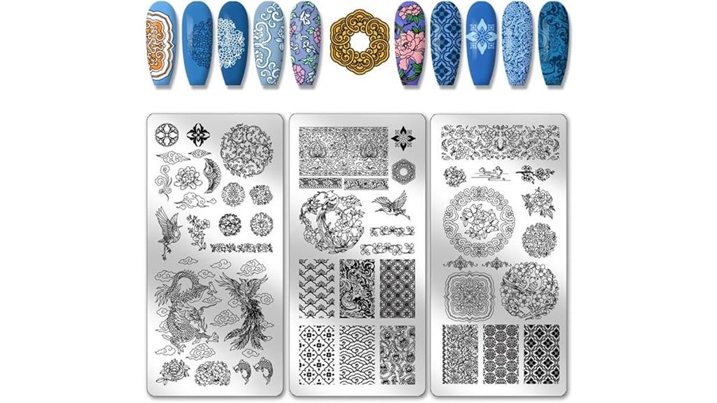chinese porcelain nail stamping