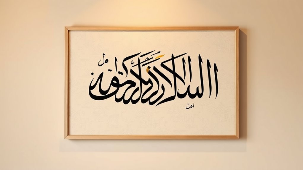 choosing harmonious calligraphy art