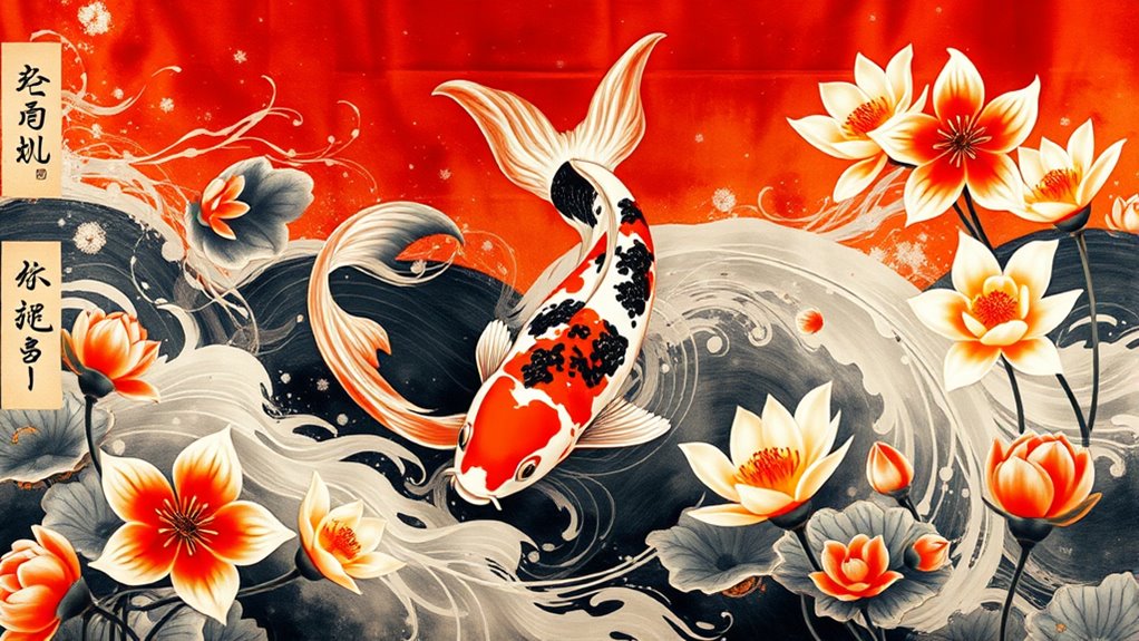 choosing the perfect koi wall scroll