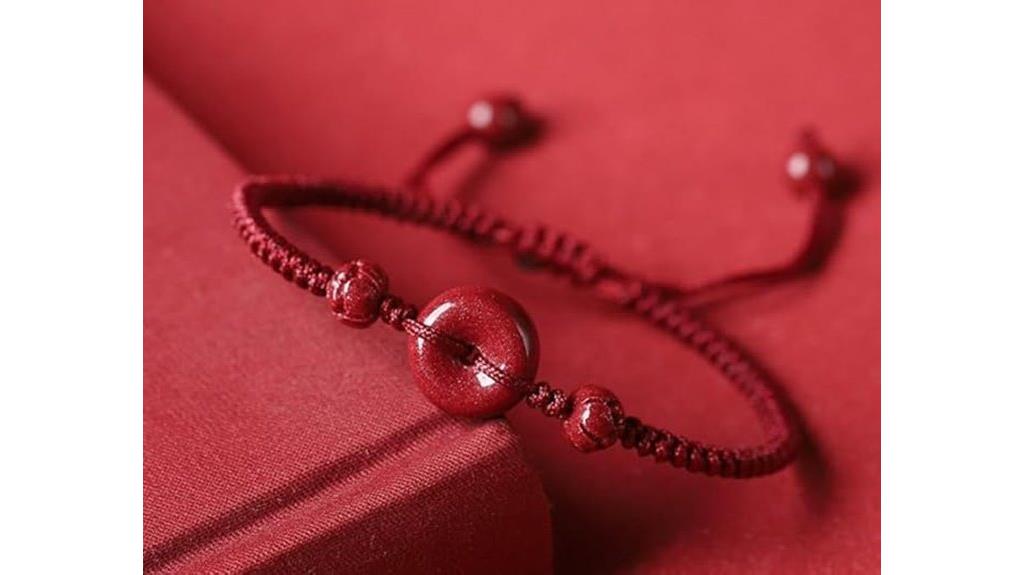 cinnabar buckle anklet