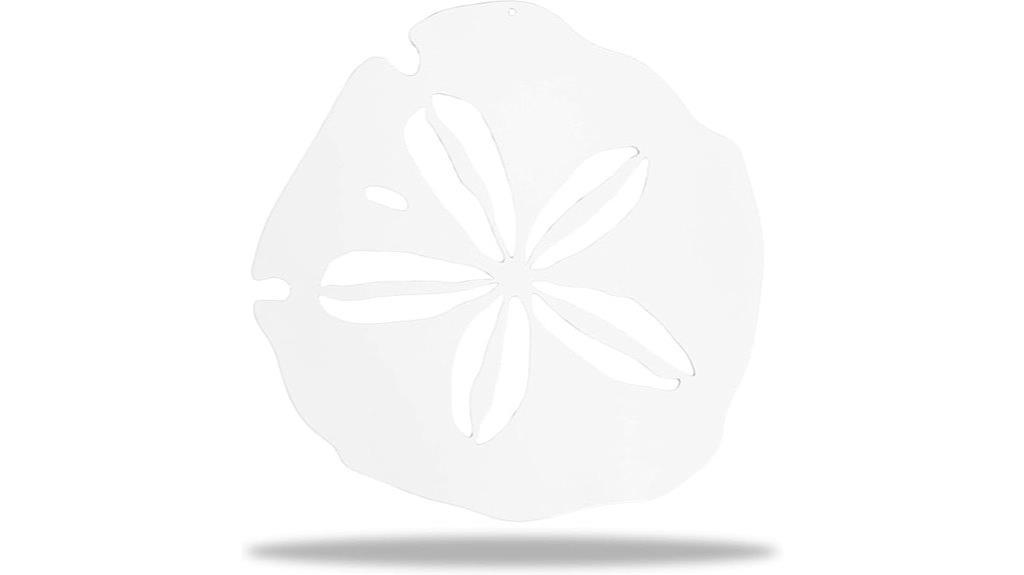 coastal sand dollar wall decor