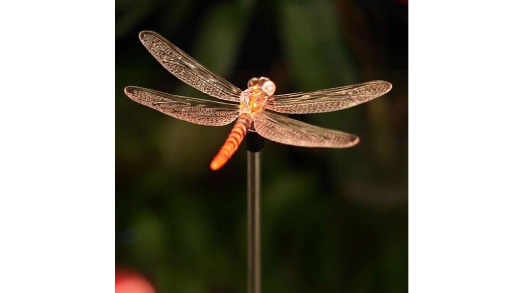 color changing solar stake