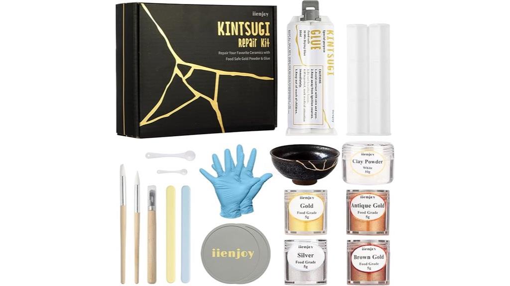 colorful ceramic repair kit
