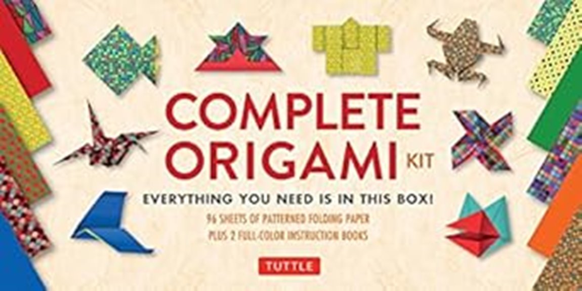 complete origami kit set