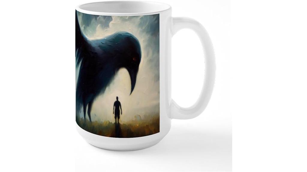 crow spirit animal mug