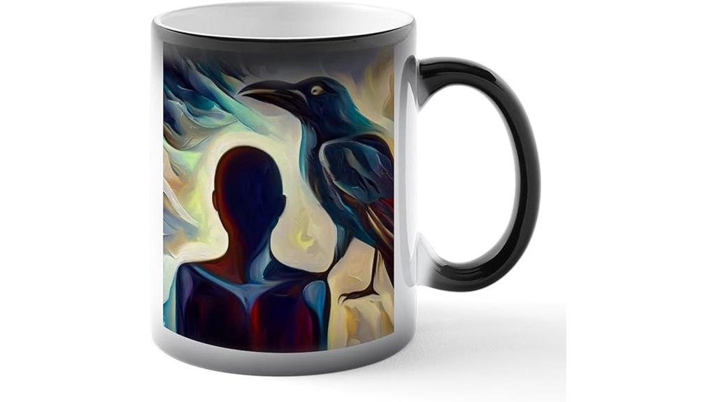 crow spirit animal mug