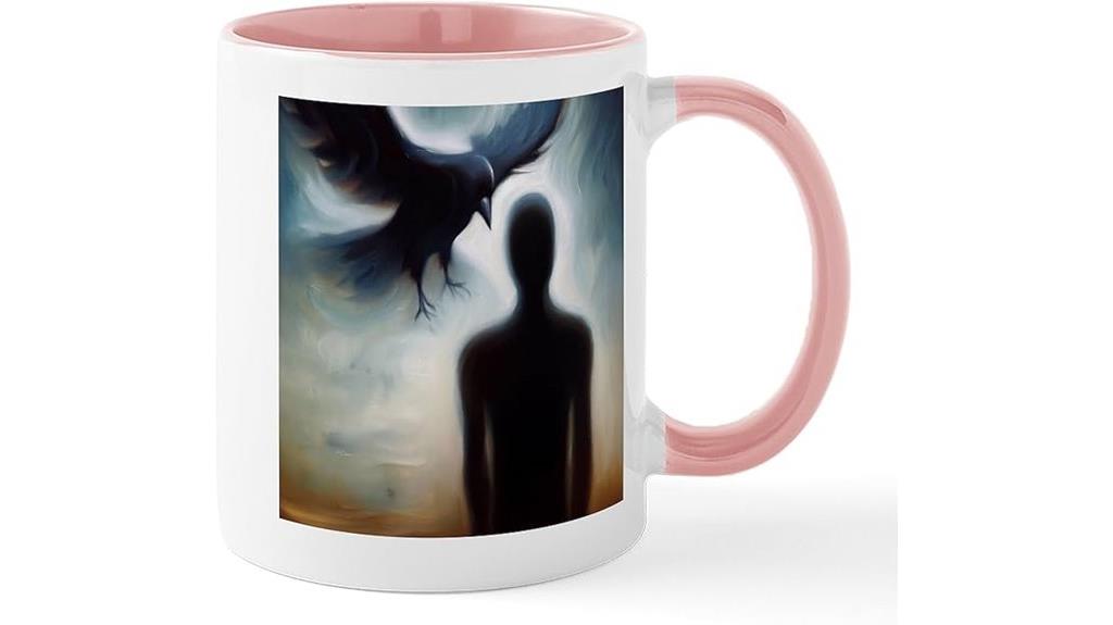crow spirit animal mug