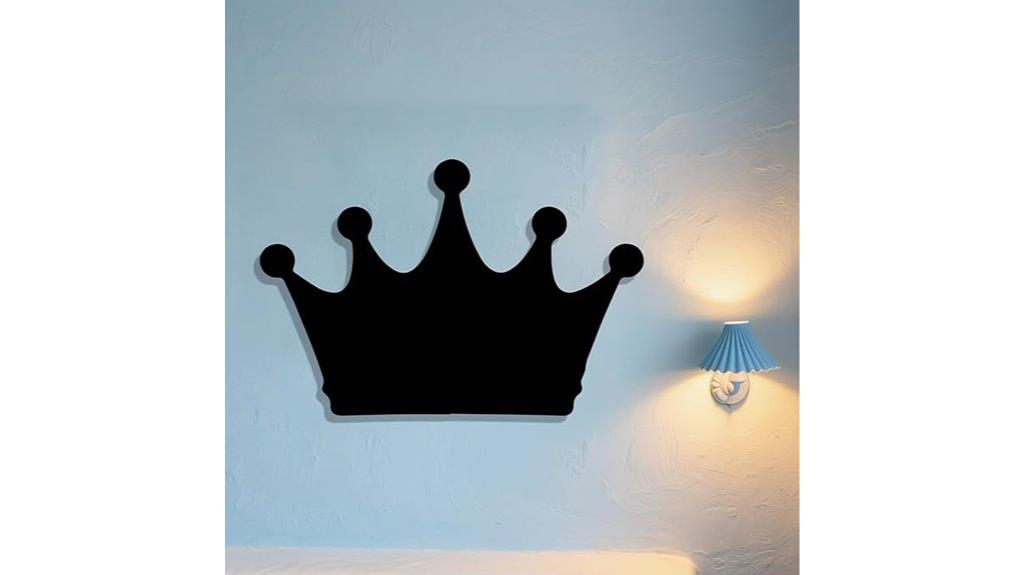 crown metal wall decor