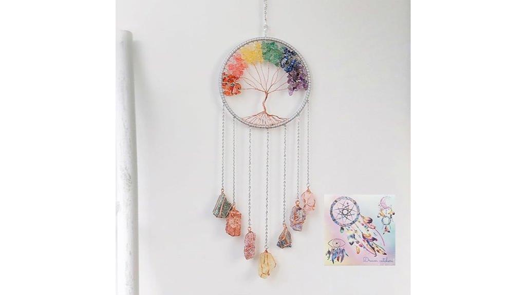 crystal chakra tree art