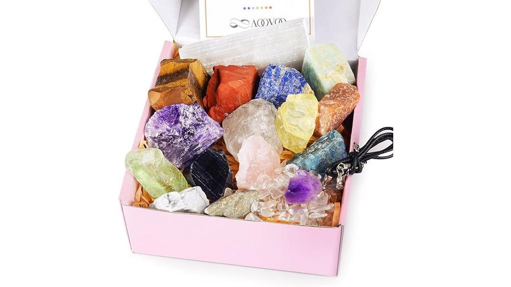 crystal healing stones set