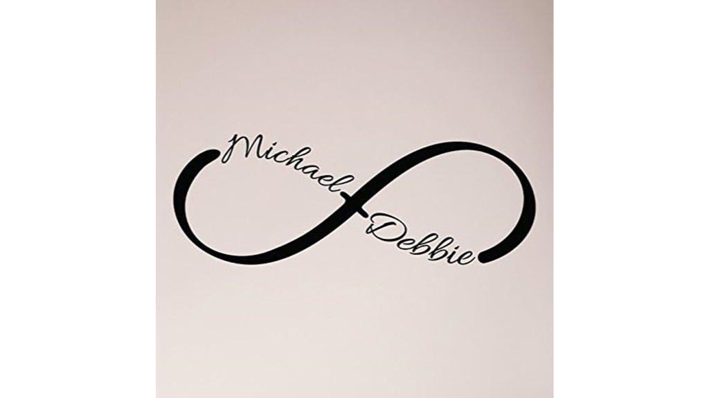 custom name love decal