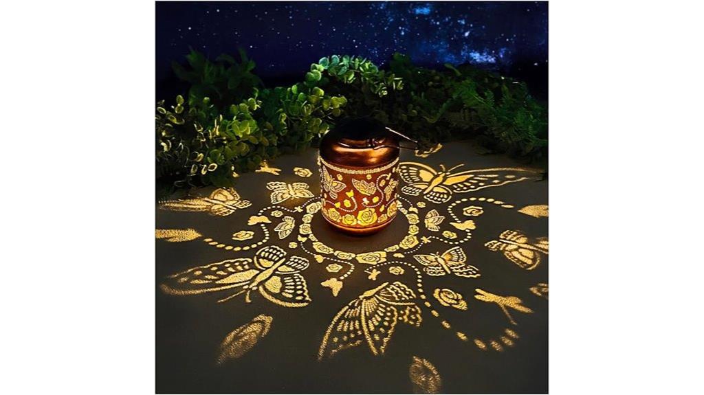 decorative butterfly solar lanterns