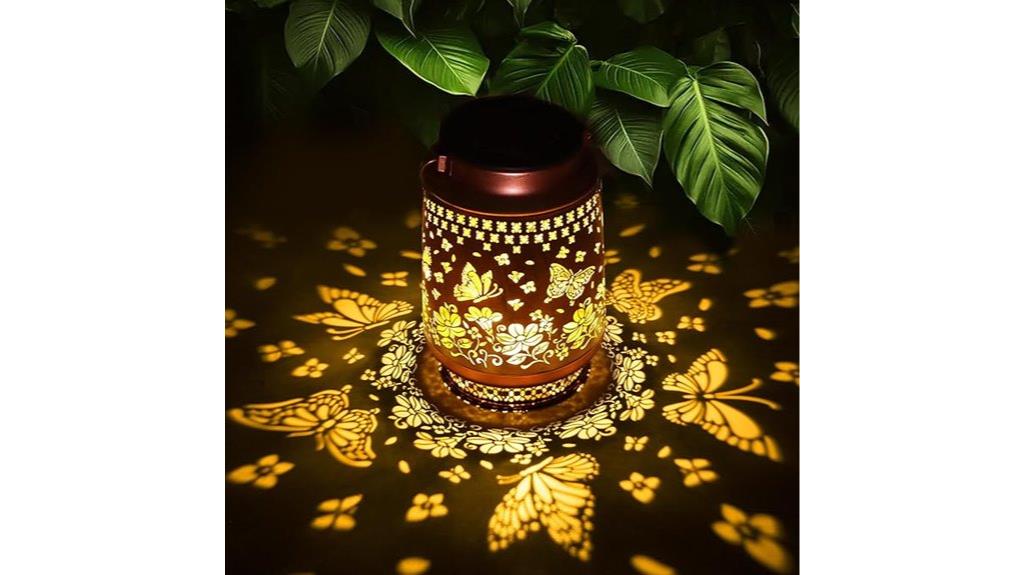 decorative butterfly solar lanterns