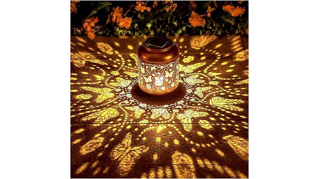 decorative butterfly solar lanterns
