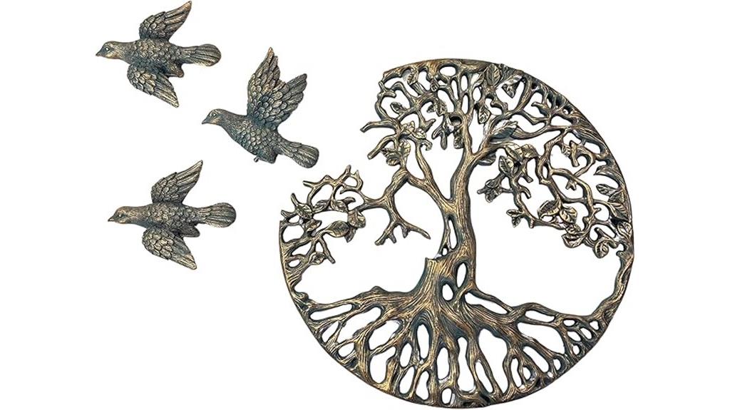 decorative celtic bird sculpture