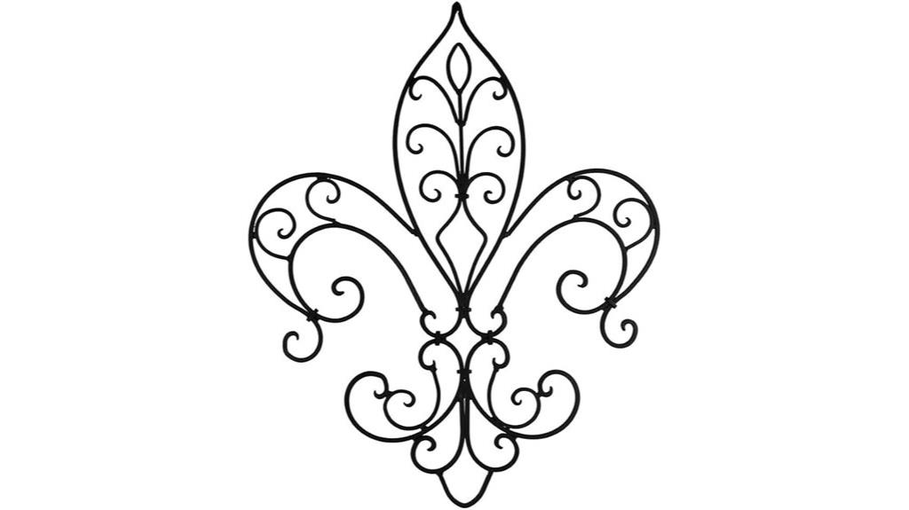decorative fleur de lis wall art