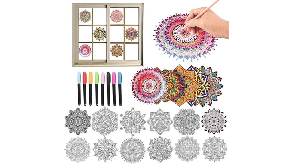 decorative mandala sun catchers