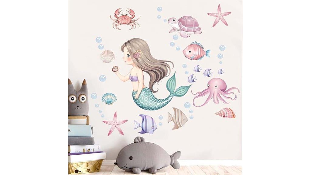 decorative mermaid wall art