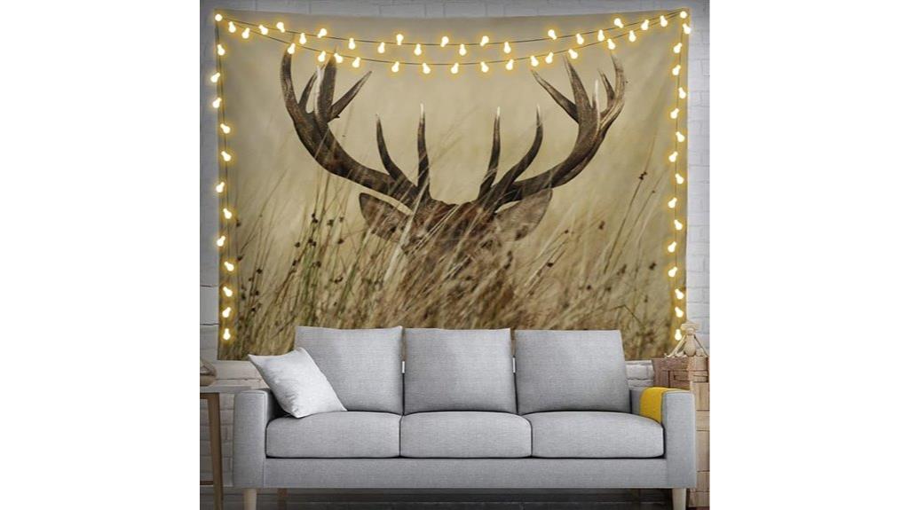 deer tapestry wall hanging
