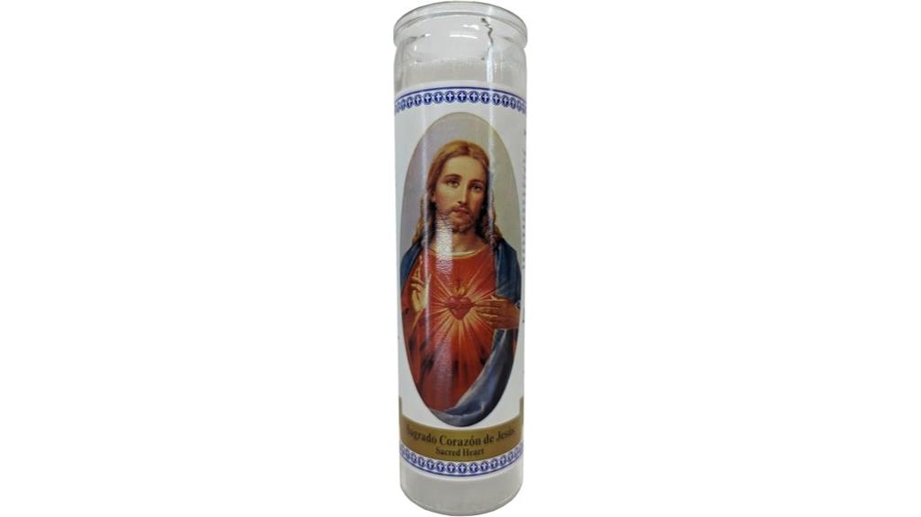 devotional candle for sacred heart