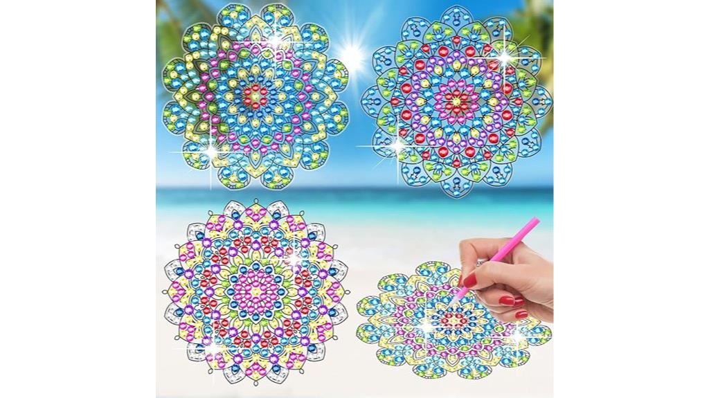 diamond art window clings