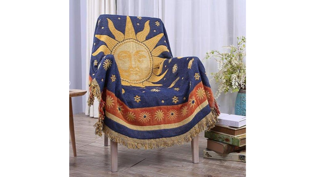 double sided cotton blanket