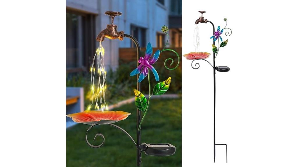 dragonfly solar garden lights