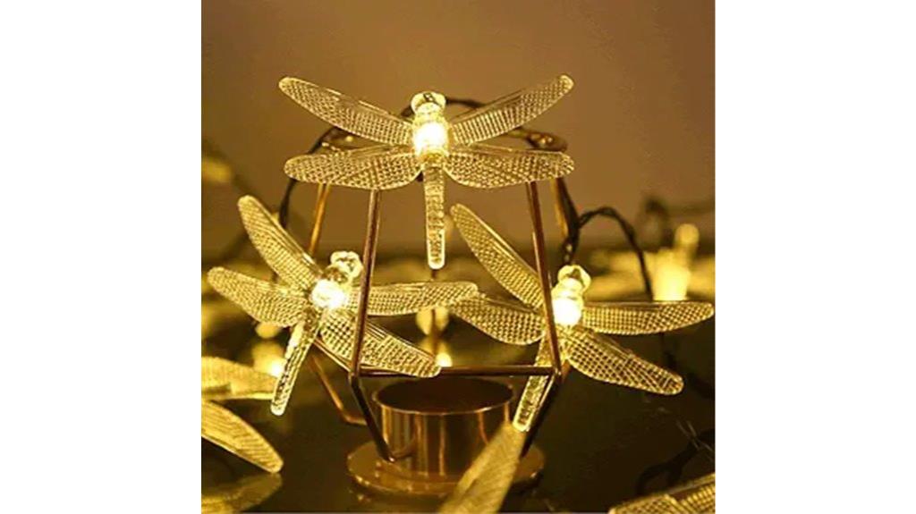 dragonfly solar led lights