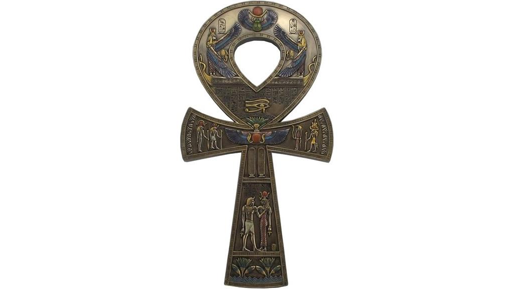 egyptian ankh wall sculpture