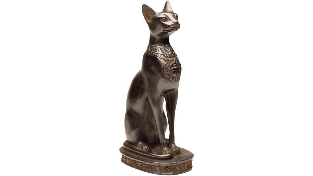 egyptian cat goddess statue