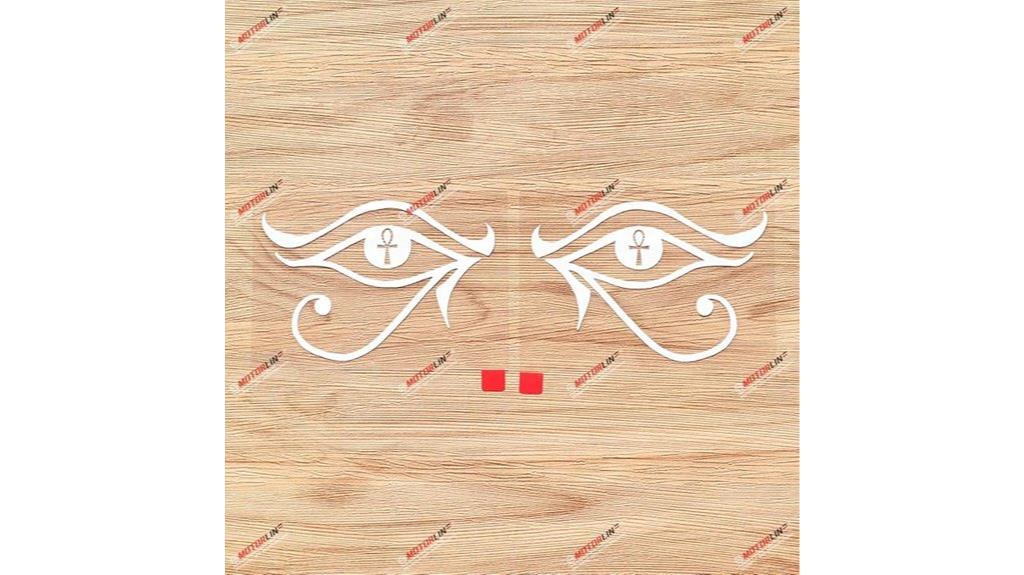 egyptian eye ankh sticker