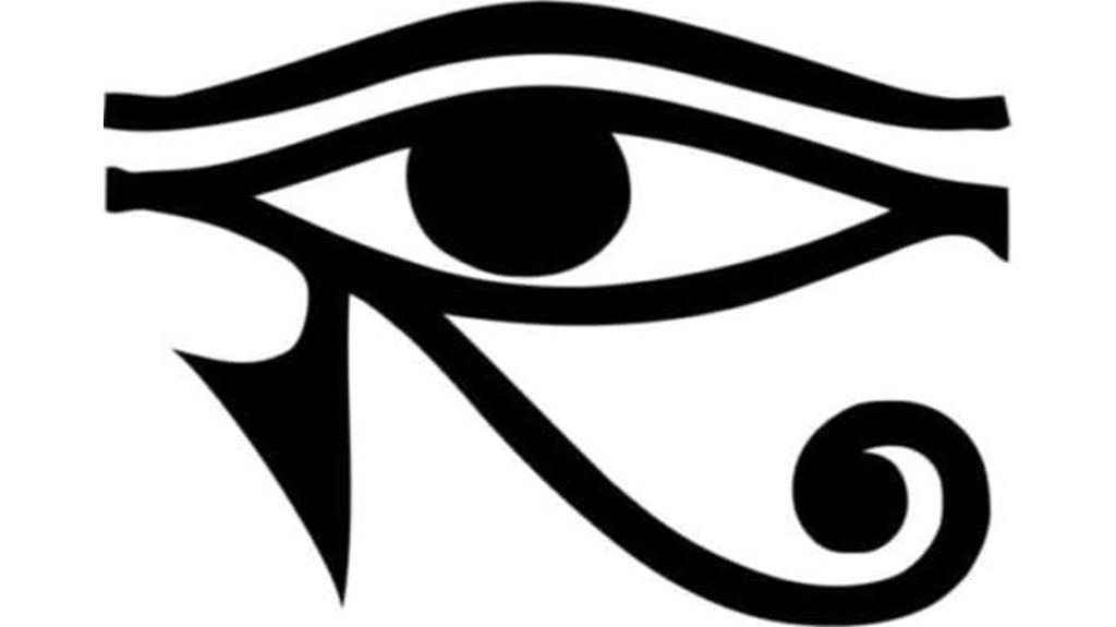egyptian eye symbol decal
