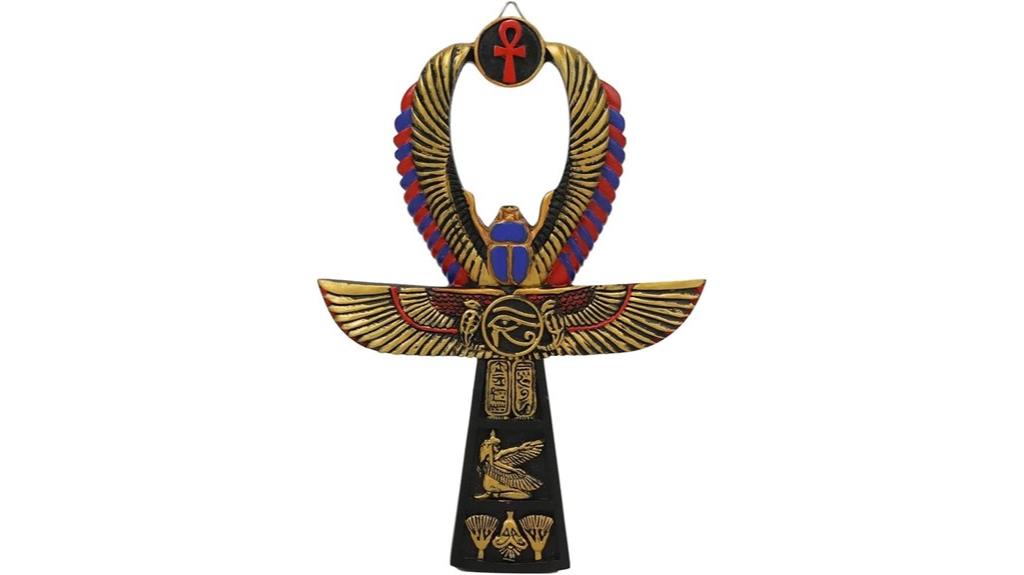 egyptian scarab wall symbol