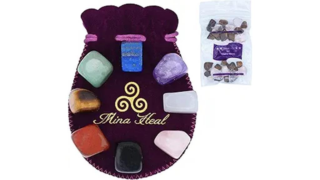 eight chakra healing stones