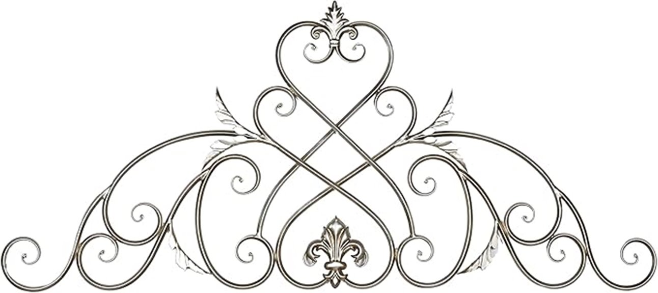 elegant fleur de lis decoration