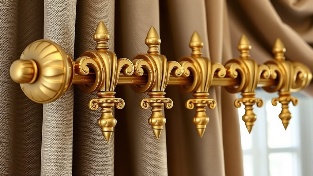 elegant fleur de lis finial selection