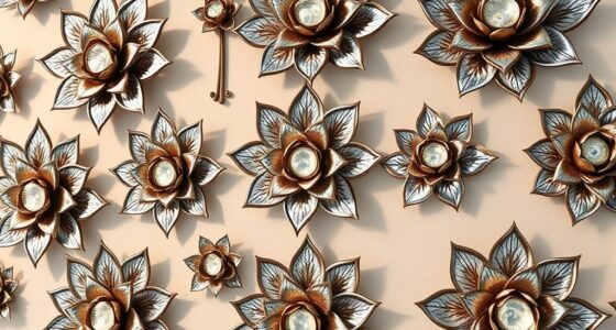elegant floral wall decor