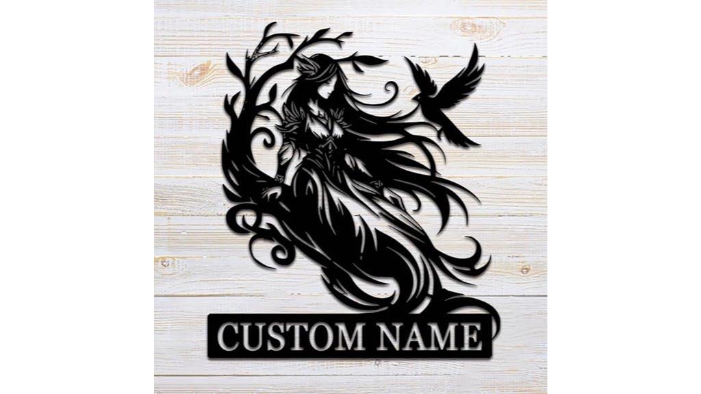 elegant raven wall art