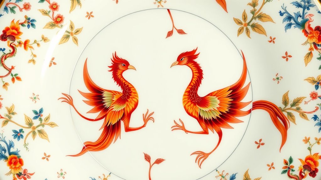 elegant traditional chinese plates