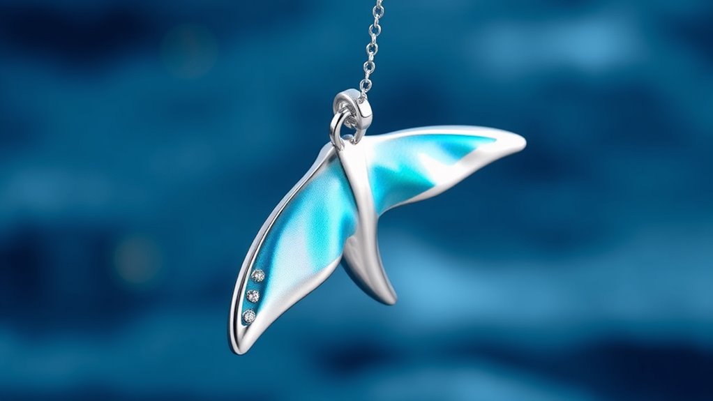 elegant whale tail jewelry