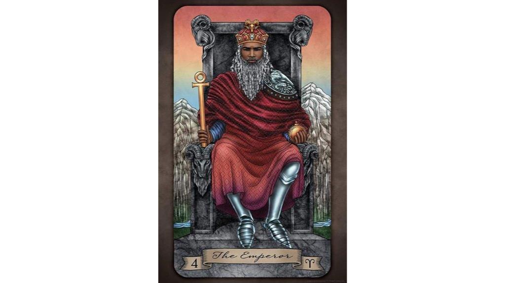 emperor tarot card print