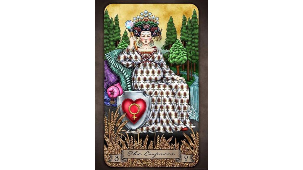 empress tarot wall art