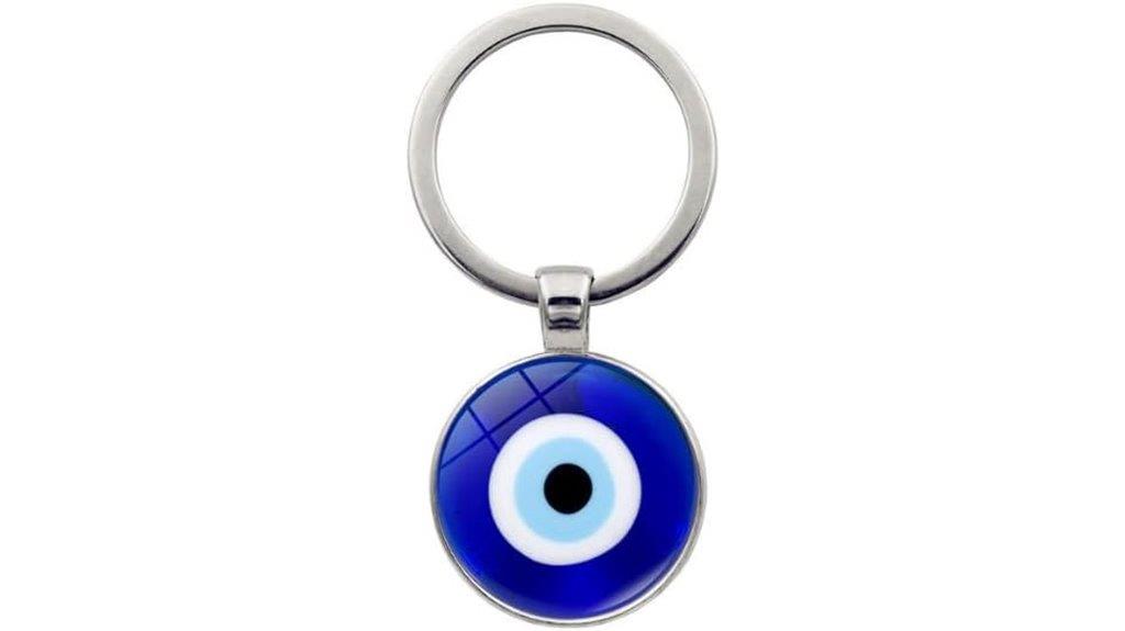 evil eye keychain charm