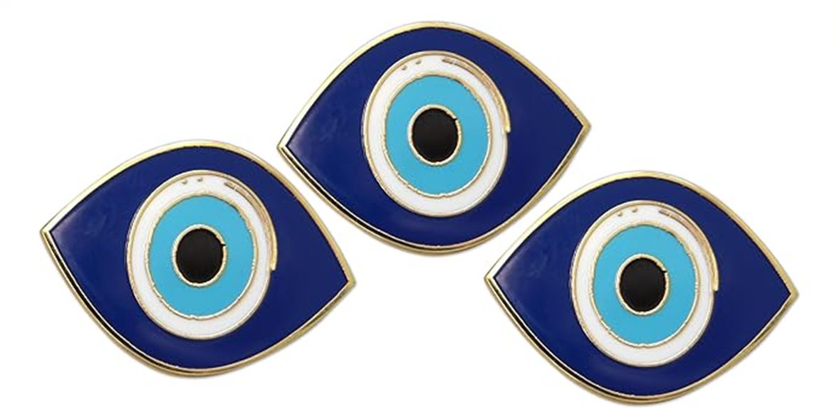 evil eye lapel pin