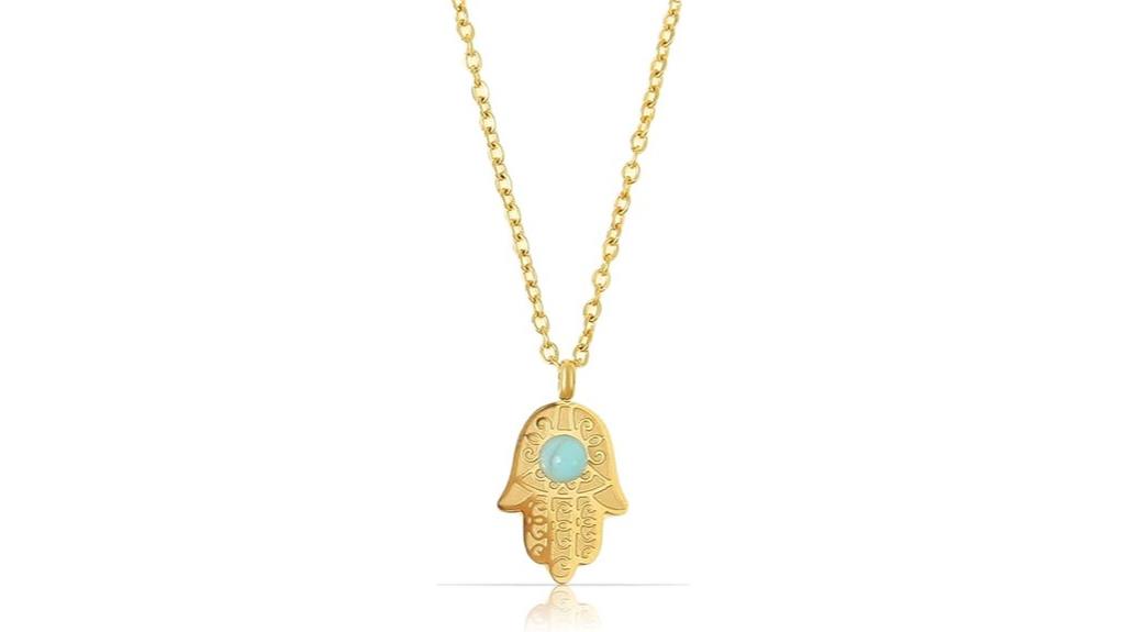 evil eye necklace turquoise