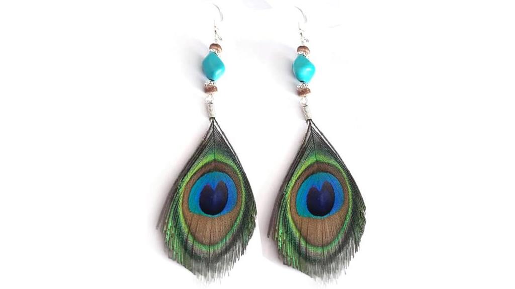 faux fur tassel earrings