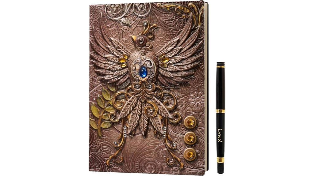 faux leather dnd journal