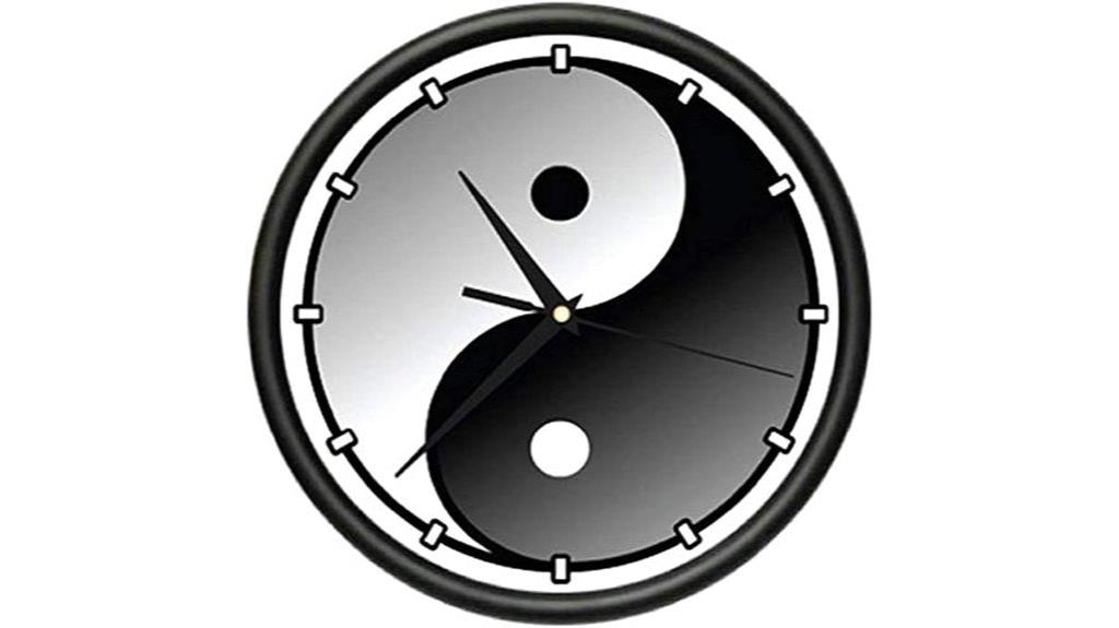 feng shui yin yang clock